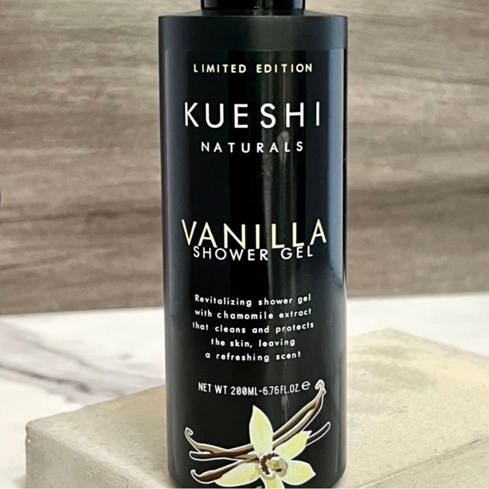 Kueshi Naturals Vanilla limited edition Shower Gel